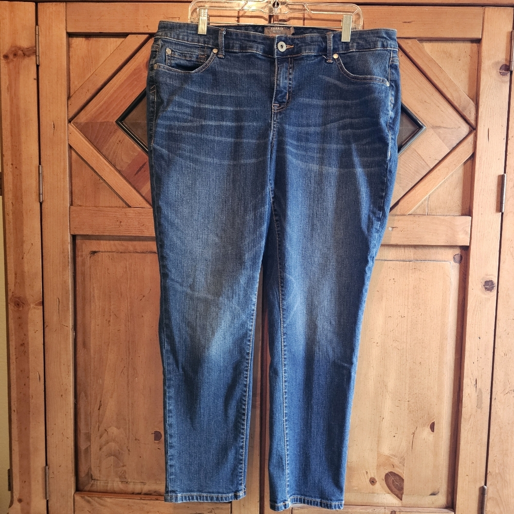 Torrid Jeans Boyfriend Straight Stretch 18R